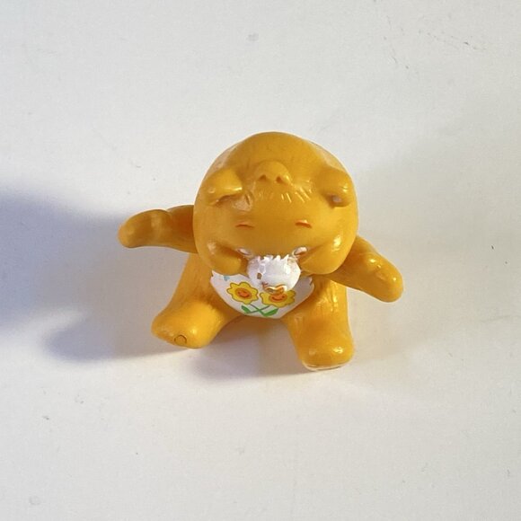 Care Bears Vintage Funshine Bear PVC Mini Figure 1980s - Picture 5 of 9
